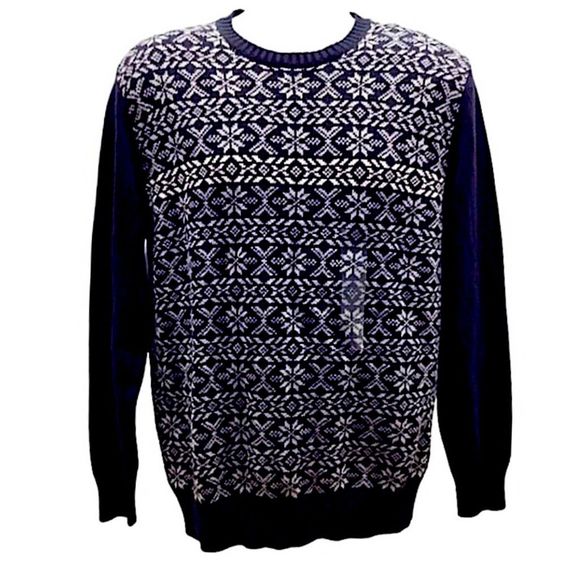 WEATHERPROOF Mens Black Knit Sweater Sz LRG NWT - Picture 2 of 12